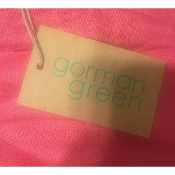 Gormon Women's 8 Pink August Linen Pleated Straight Lagenlook Artsy Pants NWT - Picture 6 of 7